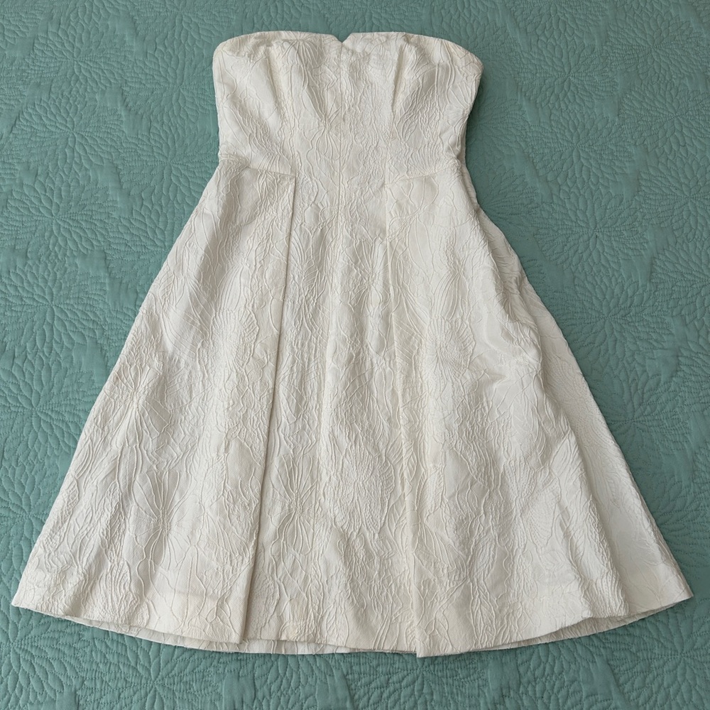 Ralph Lauren Strapless Cream Dress